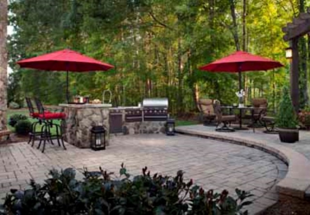 Belgard Hardscapes, backyard pavers design
