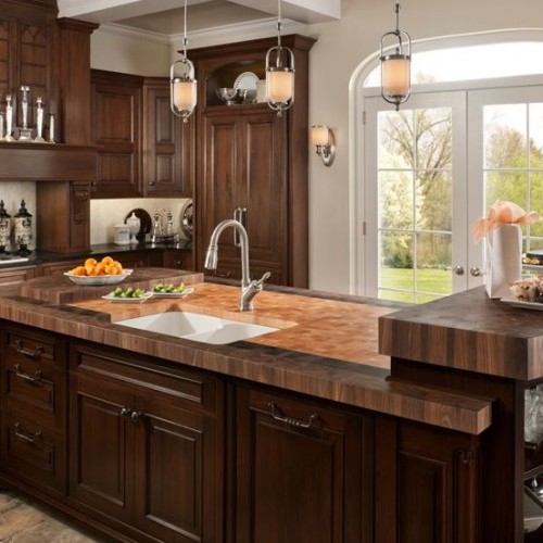 Wood-Mode custom cabinetry