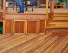 Redwood Decking